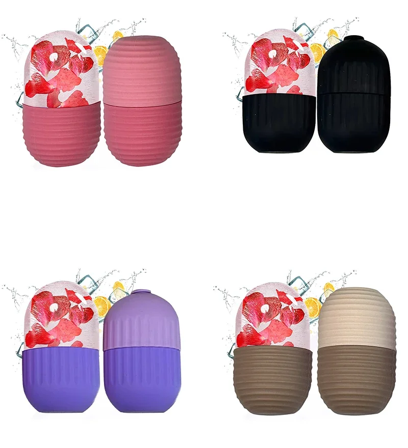 Ice Face Roller ยกกระชับผิวหน้า Contouring เครื่องมือซิลิโคน Ice Cube ถาด Ice Globe Balls Eye Face Massager Beauty Skin Care เครื่องมือ