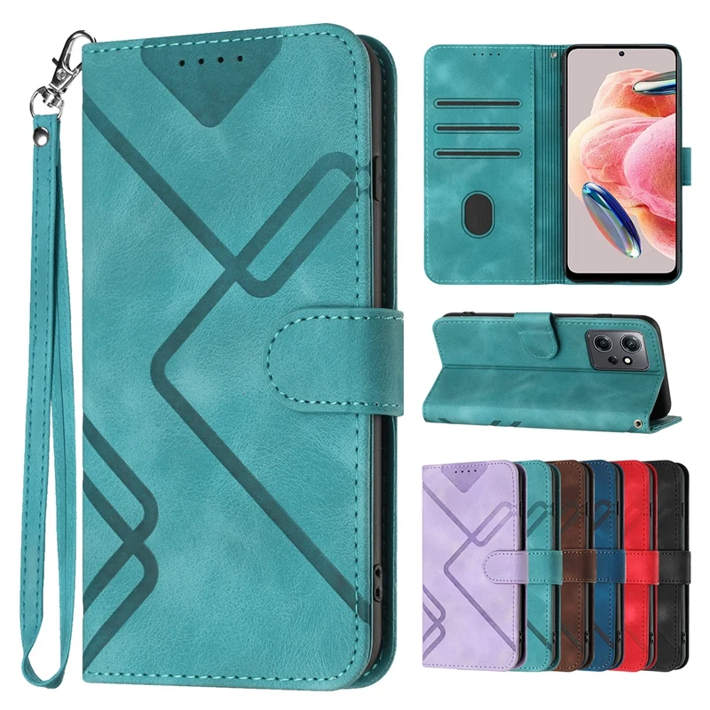 

Magnetic Wallet Phone Case for Xiaomi Redmi Note 12 Pro Note 12S Note 12 11 10 9 8 Redmi 12 12C 10 9 9C 9A Lanyard Flip Cover