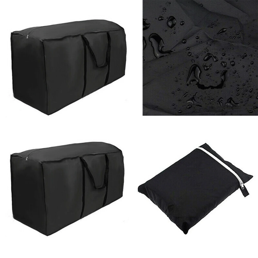 Garden Furniture Cushion Storage Bag Waterproof Anti-UV Heavy Duty Rip Proof 210D Oxford Fabric Christmas Tree Storage Bag