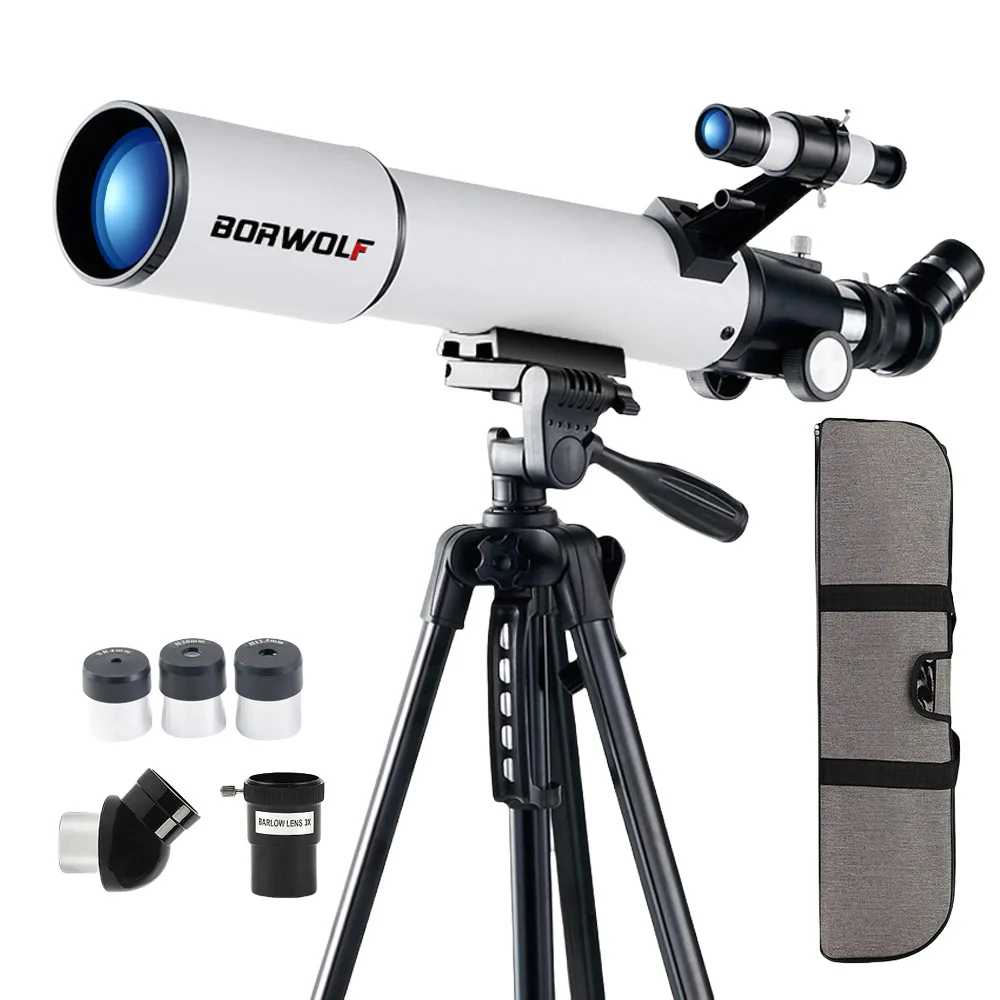 

BORWOLF 70500 Astronomical Telescope High Magnification High-definition Outdoor Viewing of Stars and Moon Professional Telescope