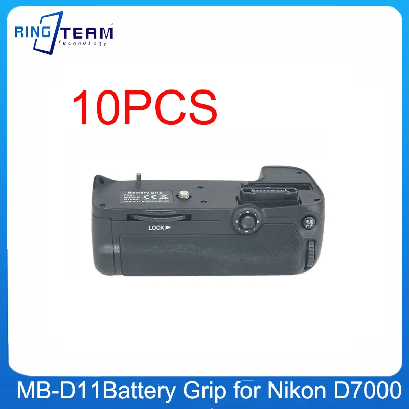 10PCS Replacement MB-D11 Vertical Battery Grip for NIKON D7000 DSLR Camera Work EN -EL15 or 6pcs  AA Batteries