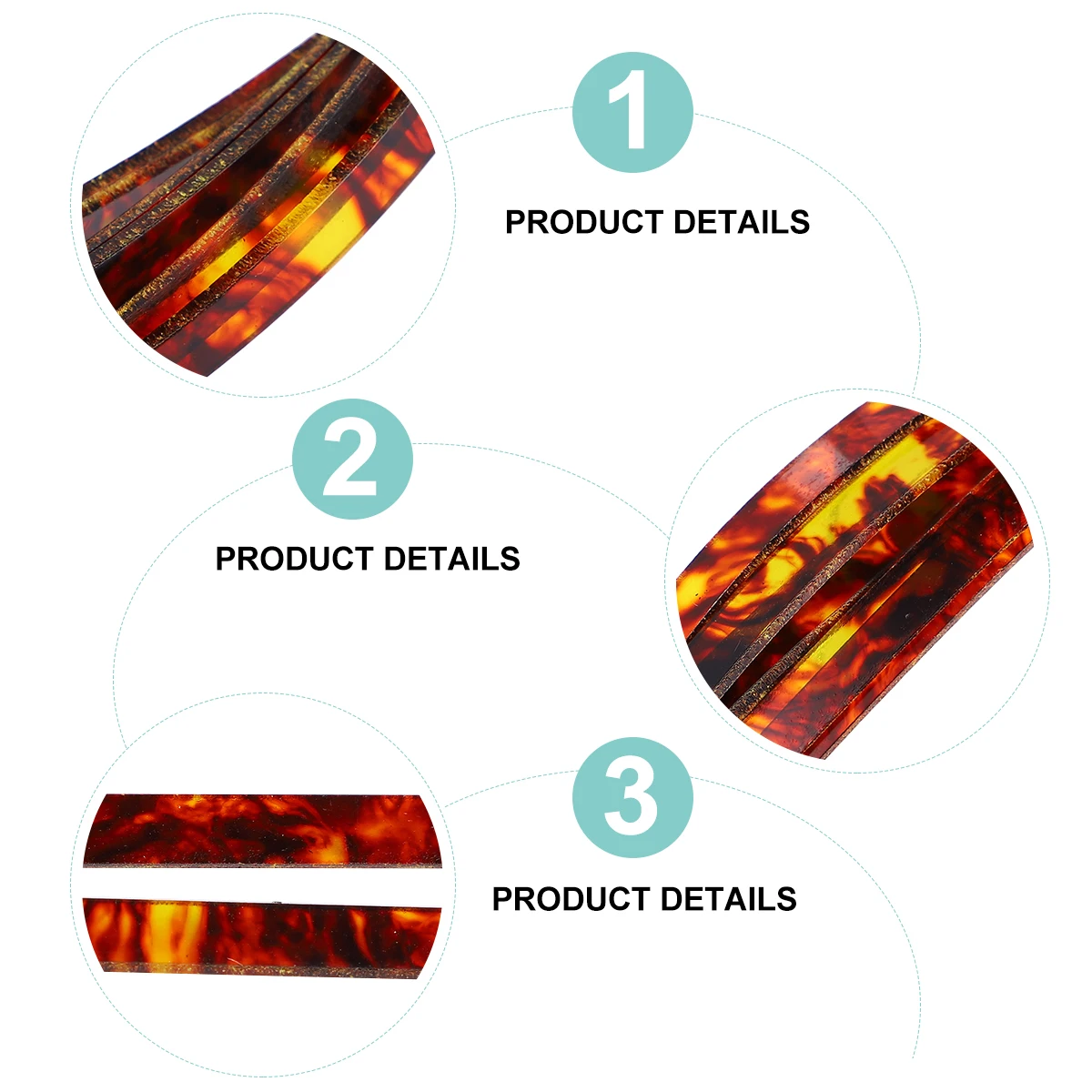 

2Pcs Guitar Binding Strip ABS Brown Trim for DIY Luthier Repair Purfling Inlay Parts Suitable Ukulele Mandolin Banjo Cigar Box