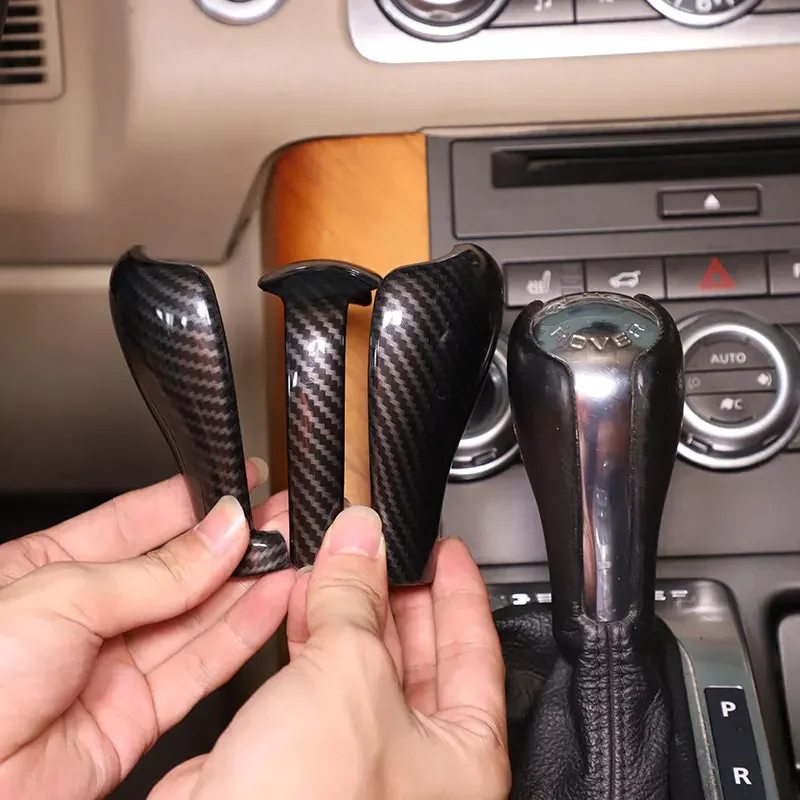 

For Land Rover Range Rover Vogue L322 Sport L320 2005-13 ABS Carbon Fiber Car Gear Shift Head Cover Trim Sticker Car Accessories