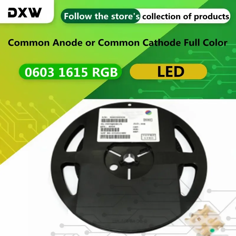 

2000 4000PCS 0603 1615 Leds Rgb Diode Smd Led's Red Green Blue Diodes RGB Led Common Anode or Common Cathode Full Color