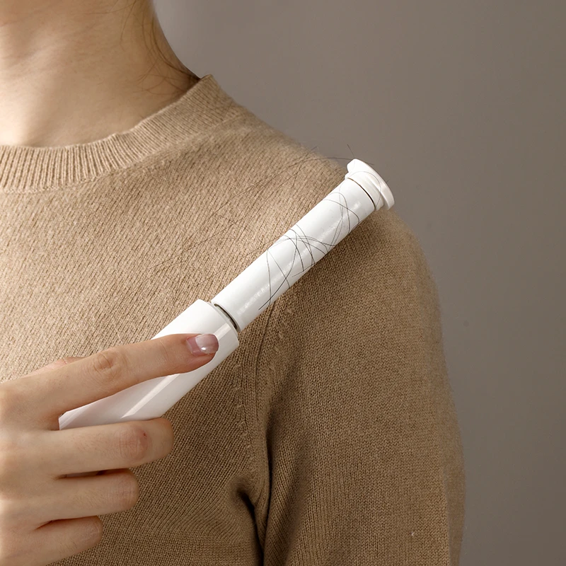 

Anti-Static Mini Lint Roller Portable Woolen Coat Cleaner Pet Hair Grooming Brush for Clothes