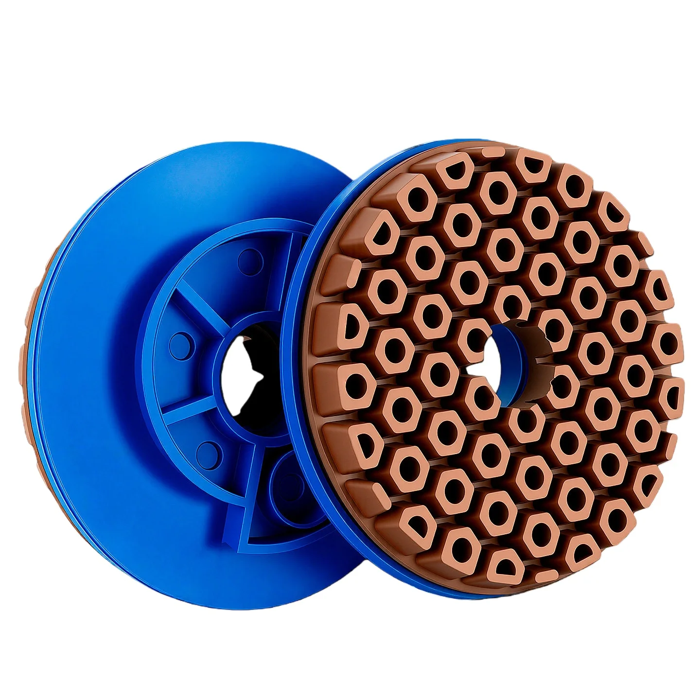 

1PC 4" 100MM Snail Lock Edge Polishing Pad 10mm Thick Sanding Disc For Granite Marble Stone Concrete Floor Edge Grinding Wheel