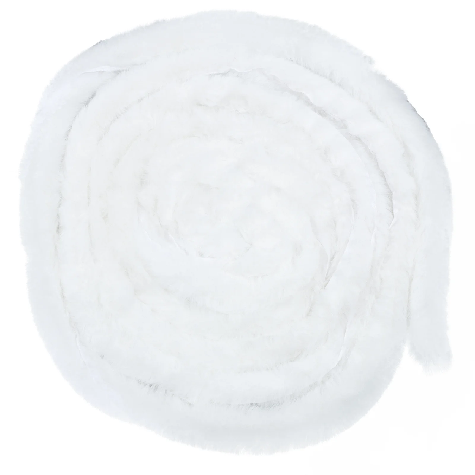 

1Pcs Faux Trim Ribbon Han Chinese Clothing Decor Christmas Hat Coat DIY Tree Decoration Faux Fur Trim Han Fu Fake Fur