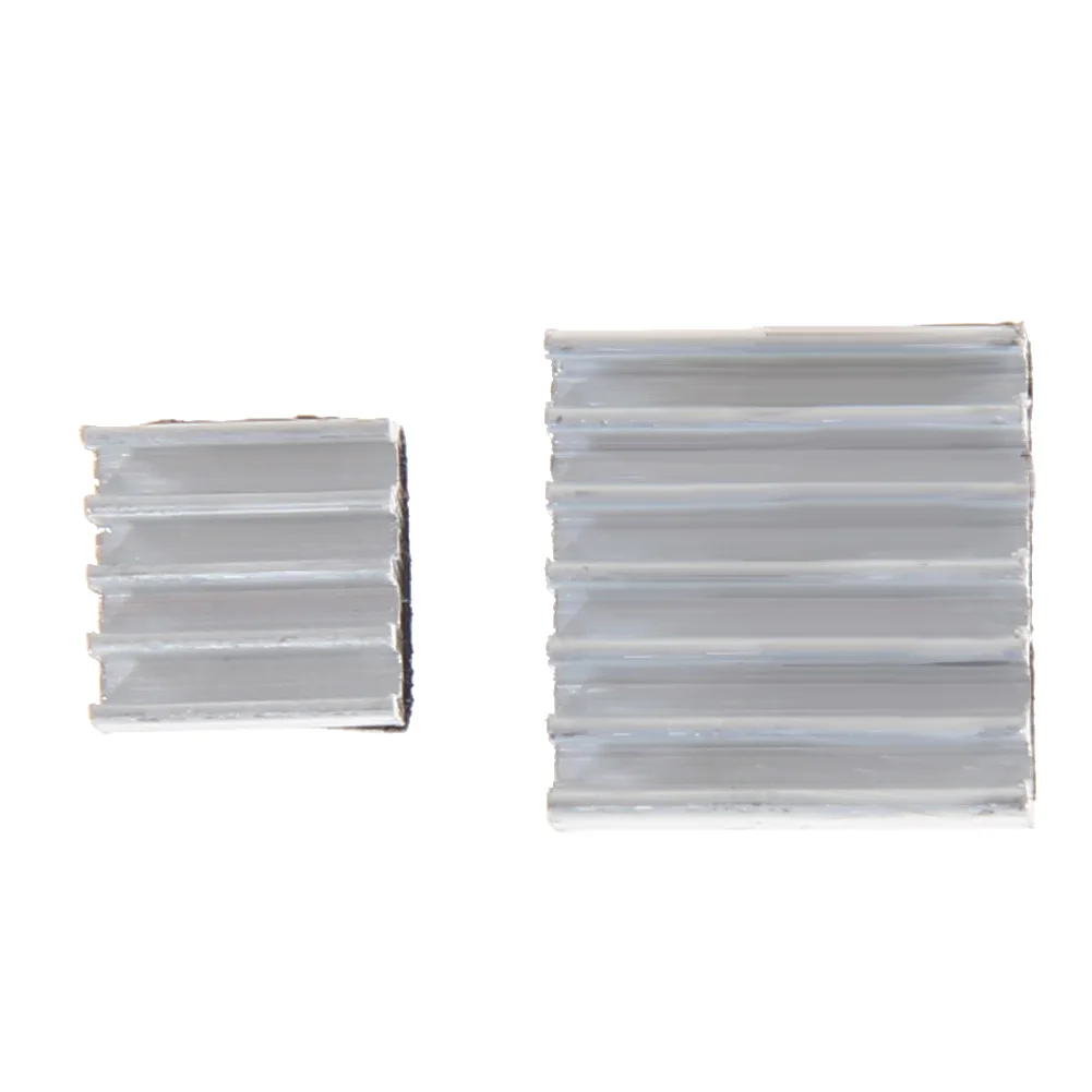 30 Stück Aluminium-Kühlkörper, silberner Kühler, Kühlset, Kühlkörper, Kühler, Kühler, DIY-Kühler für Raspberry Pi, Kühlung, Kühler