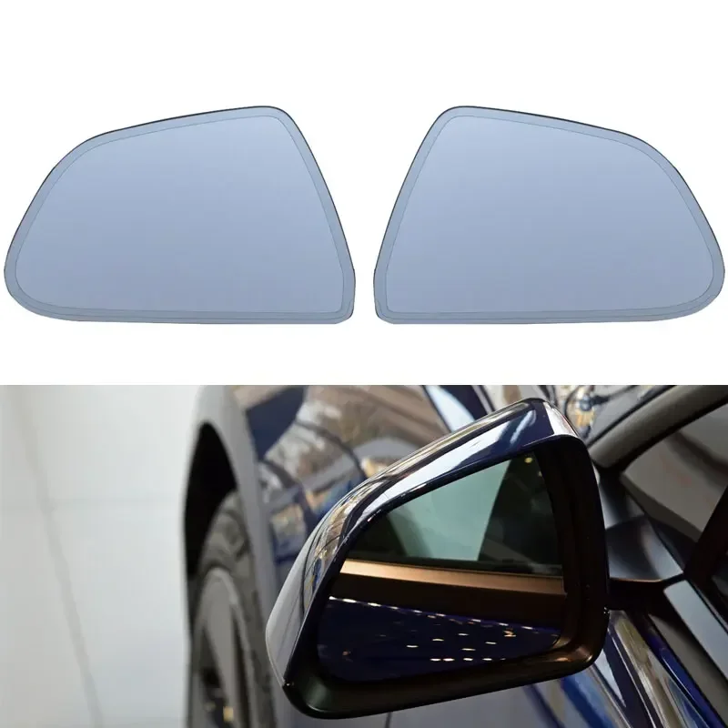 

For Tesla Model 3 2017-2023 Car View Mirror Wide Angle Glass Auto Dim Heated Auto Dim Mirror Glass 925-2455-001 925-2456-001