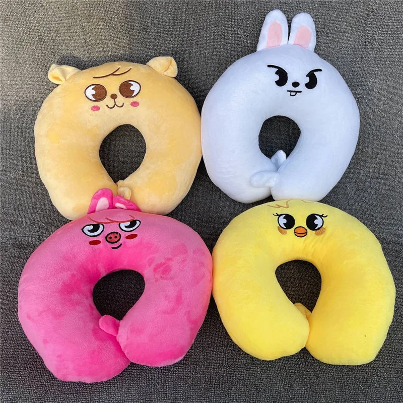 Kpop Cartoon Pilot for 5 STAR Cotton U Shape Sleeping Pillow, Butter Figure, Home Display, 32cm, GérGifts Collection, New