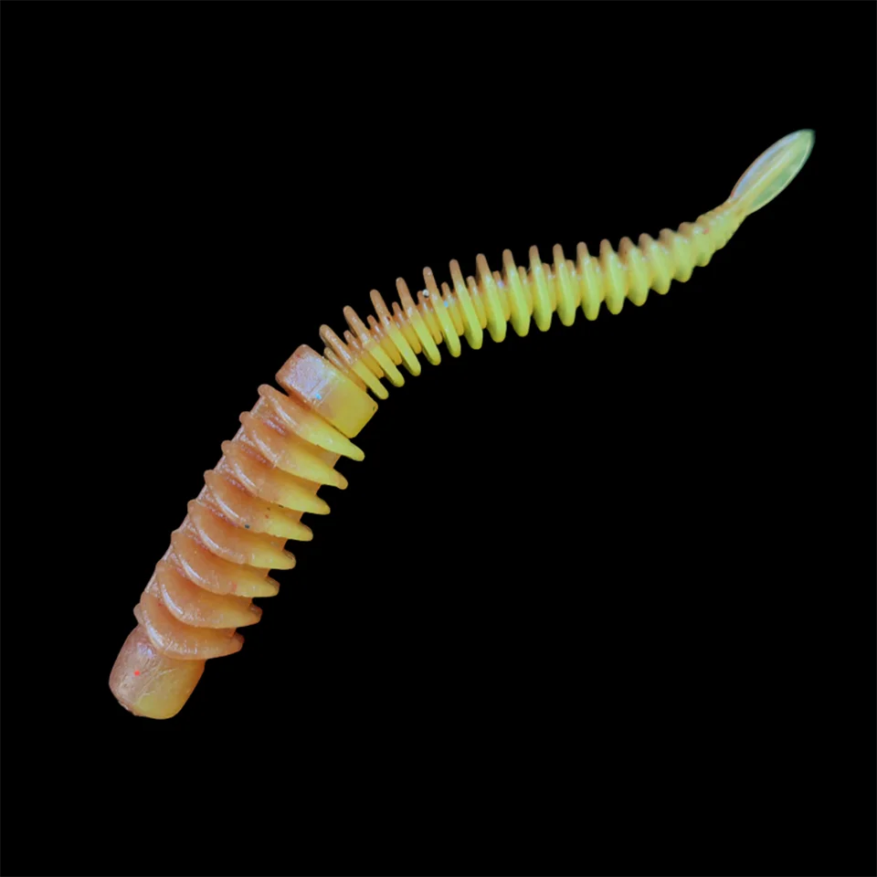 MUKUN worm bait soft bait  65mm 75mm fishing lures Smell with Salts Soft Silicone Fishing Lure  fishing bait