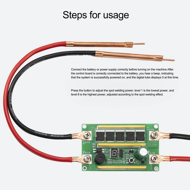 18650 Full Automatic Lithium Battery Welding 12V Portable Spot Welding Machine Control Board DIY Full Set Of Accessories