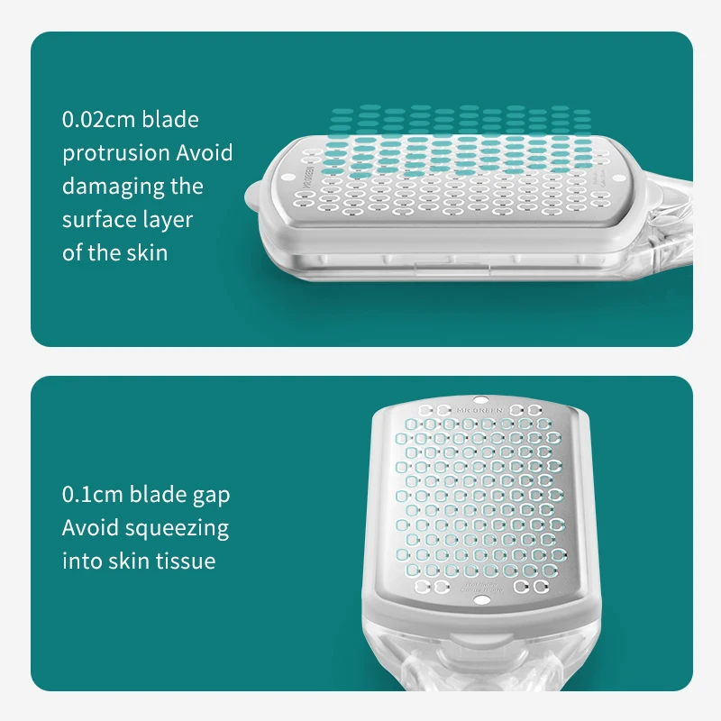 verde ferramentas de pedicure arquivo de pé saltos raspas removedor de calos para pés raspador com caixa de armazenamento arquivo de aço inoxidável