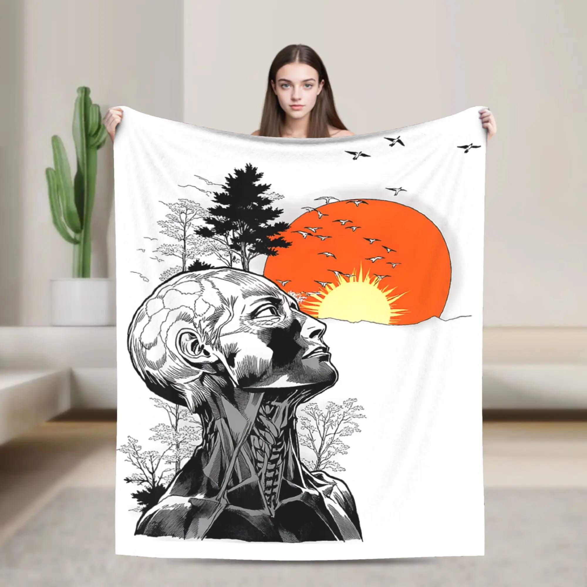 Alan Hangover Blanket Quality Warm Soft  Bedding Throws Winter Girls Boys Bedroom Aesthetic Bedspread