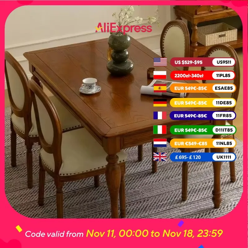 

Oilproof Luxury Kitchen Dining Table Unique Wooden Living Room Tables Restaurant Modern Nordic Tavolo Da Pranzo Furniture Home