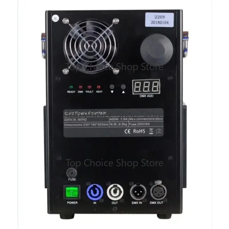 DMX 900wRemote Control Stage Cold Spark Pyro Flame Firework Fountain Machine for Wedding Party Sparkler Special Effects De1vice