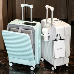 Aluminium Frame Reiskoffer Bagagedrager 20 24 28 Inch Trolley Case Bagage Handbagage Cabine Koffers Reizen