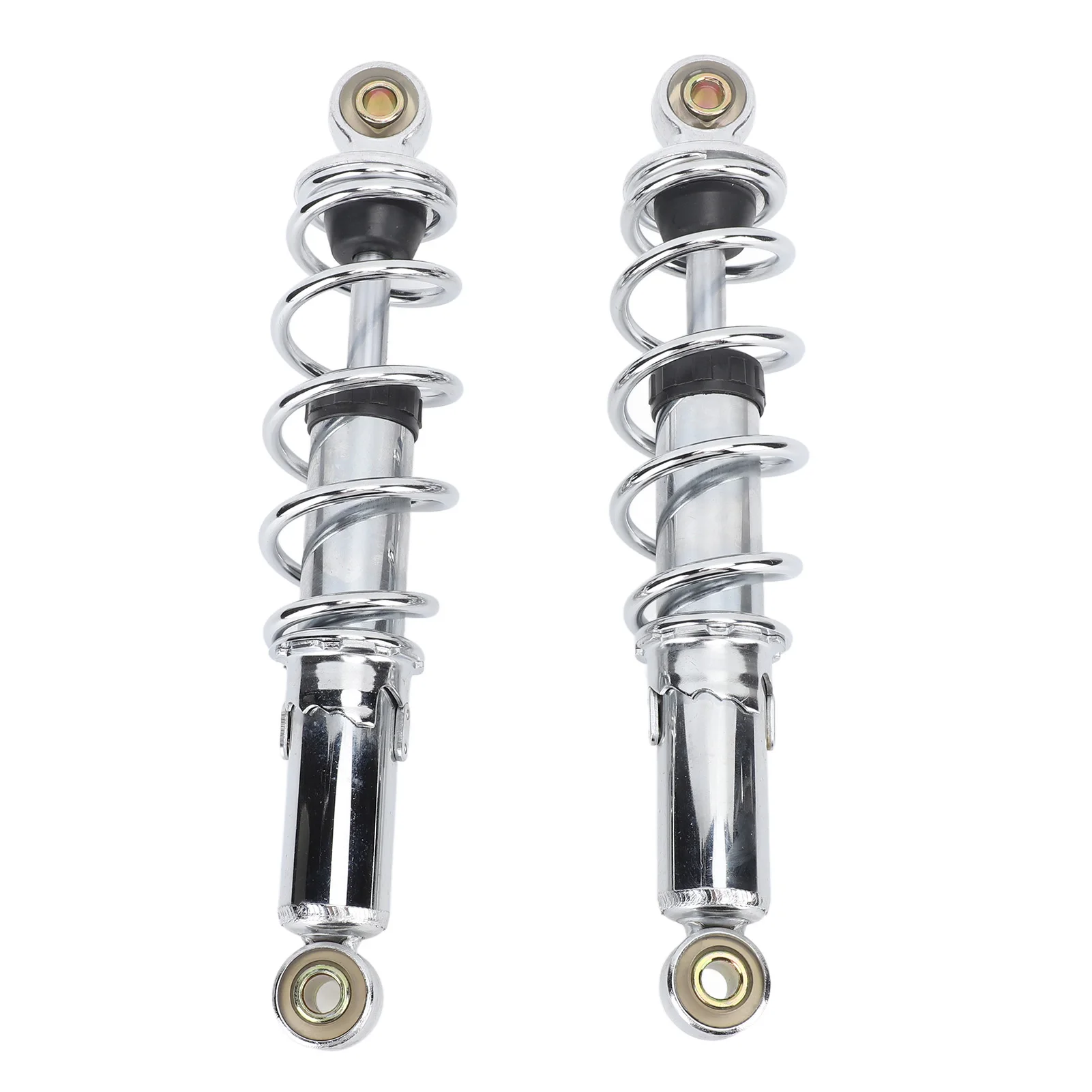 Pair 280mm Adjustable Damping Rear Shock Absorbers, 10mm Hole Shock Set For Honda Monkey Z50 CT70 ST50 Motorcycle