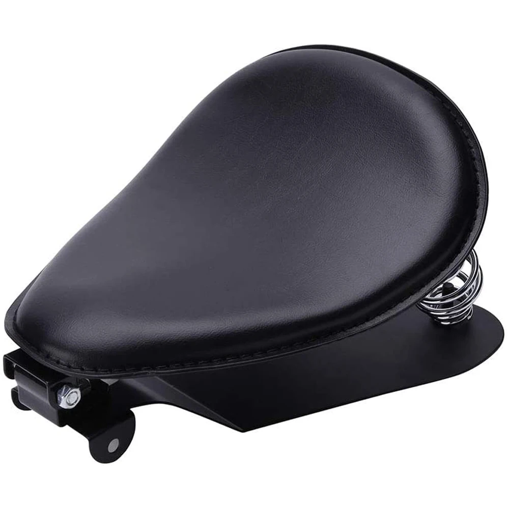 Universele Moto Bobber Motorcycle Solo Seat Chopper Zadel Vintage Kussen Onderdelen Voor Harley Davidson Iron 883 Sportster Softail