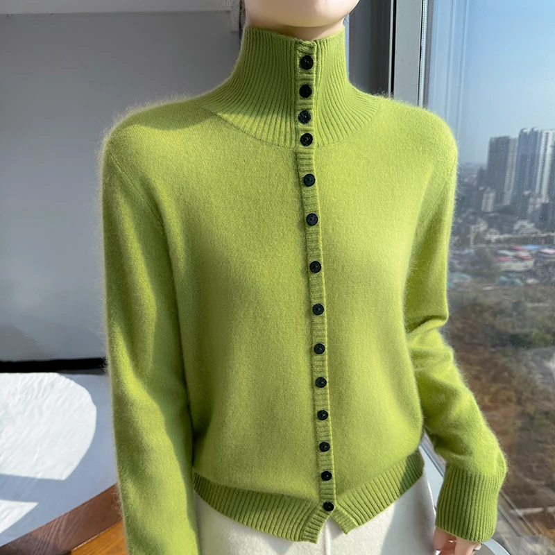 

ZYCZCXX новый женский пуловер, свитер из 100% мериносовой шерсти, топ, осенний вязаный пуловер, свитера, мягкий кашемировый свитер, корейский