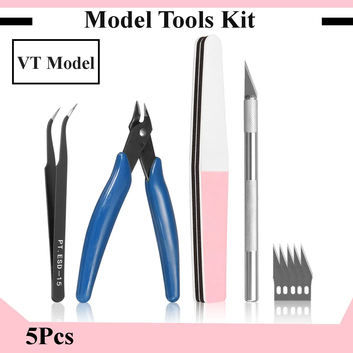DIY Modeleur Basique Outils Artisanat Set Hobby Modélisme Kit Meulage For Gundam