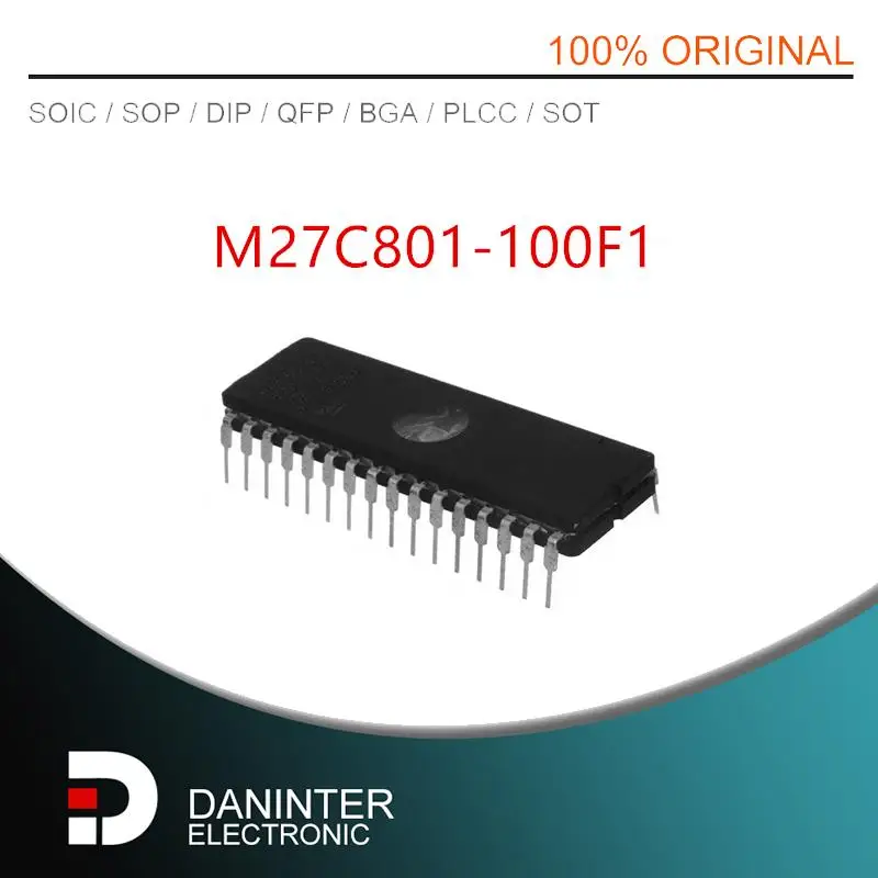 New 10PCS/LOT M27C801-100F1 M27C801 27C801 M27C801-100Fi  CDIP32   