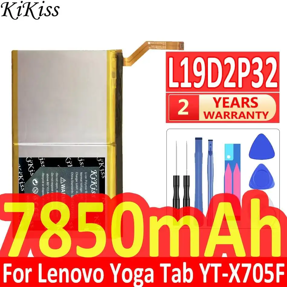 

For Lenovo Yoga Tab YT-X705F 7850mAh L19D2P32 Reliable Power Premium Replacement Tablet Battery