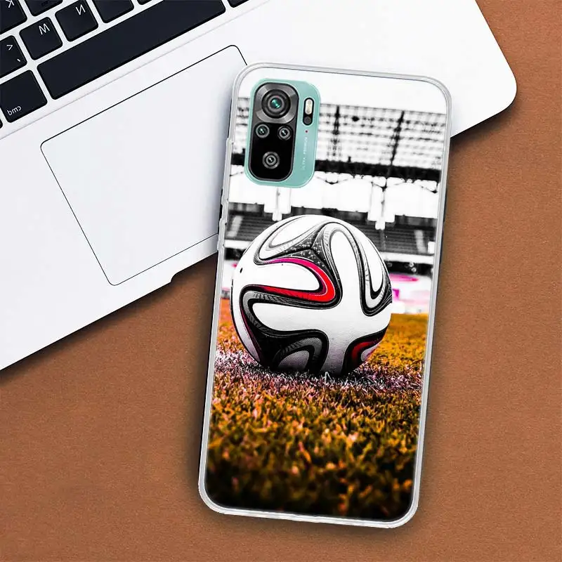 Football soccer ball design Phone Case For Xiaomi Redmi 12 12C 10 10C 10A 9T 9C 9A 9 8 8A 7 7A 6 6A K20 K30 K40 Pro S2 Fundas