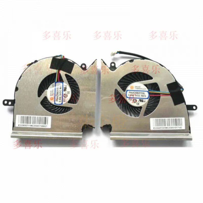 

WW PAAD06015SL для MSI GE75 GP75 GL75 WE75 VR MS-17E2 N414 N417 Вентилятор охлаждения процессора и графического процессора
