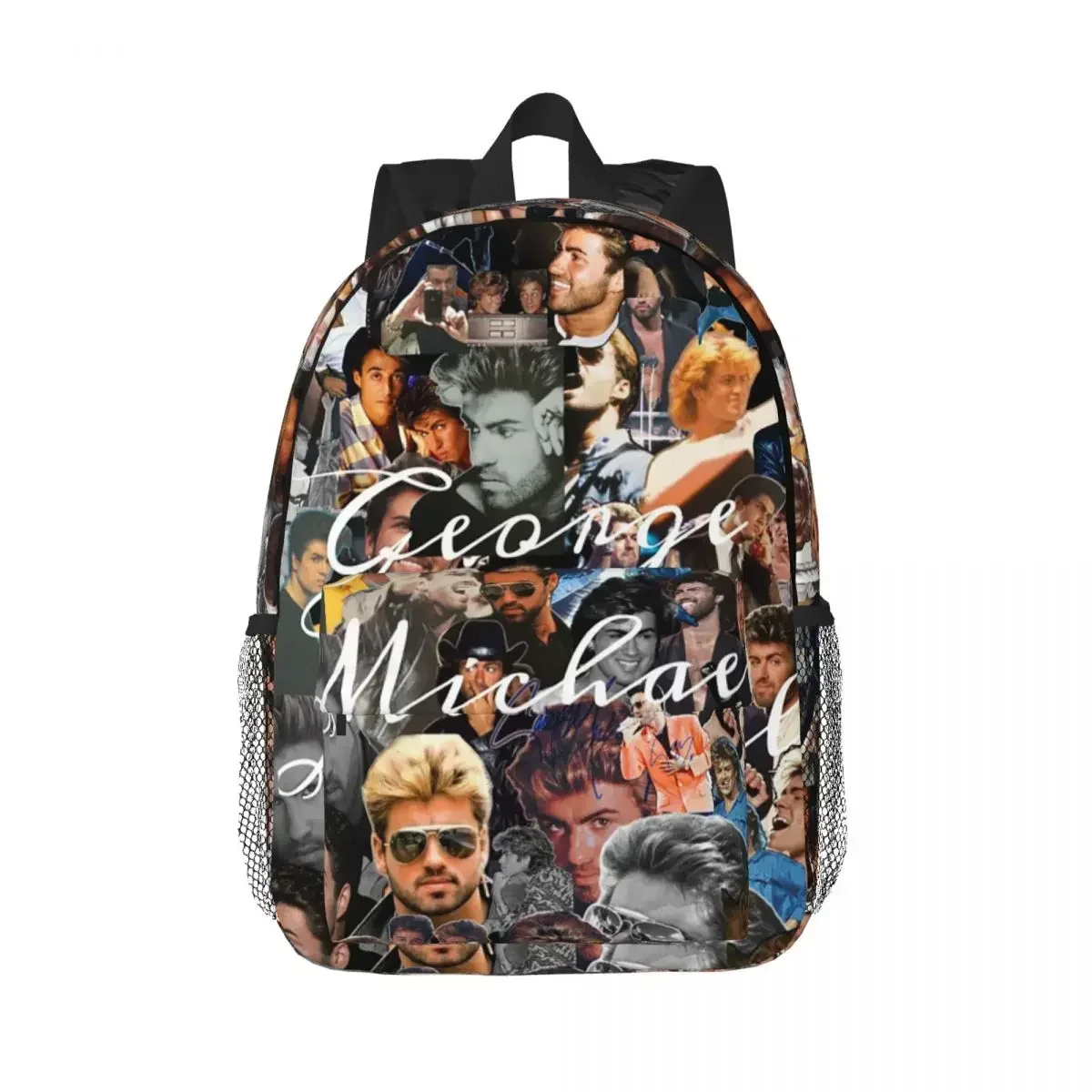 George Michael Backpack Hot Sale Daypack Large Capacity Boys Girls BookBag Shoulder Bags for Men Women Kids School Bag