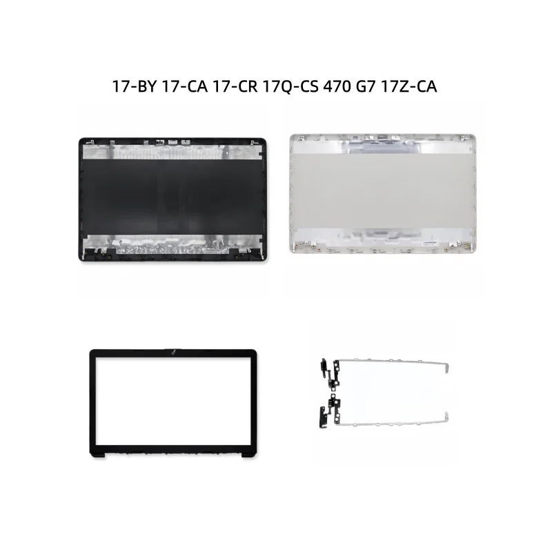 

New LCD Back Cover Case Bezel Front Frame Cover Case Hinge For 17-BY 17-CA 17-CR 17Q-CS 470 G7 17Z-CA Shell
