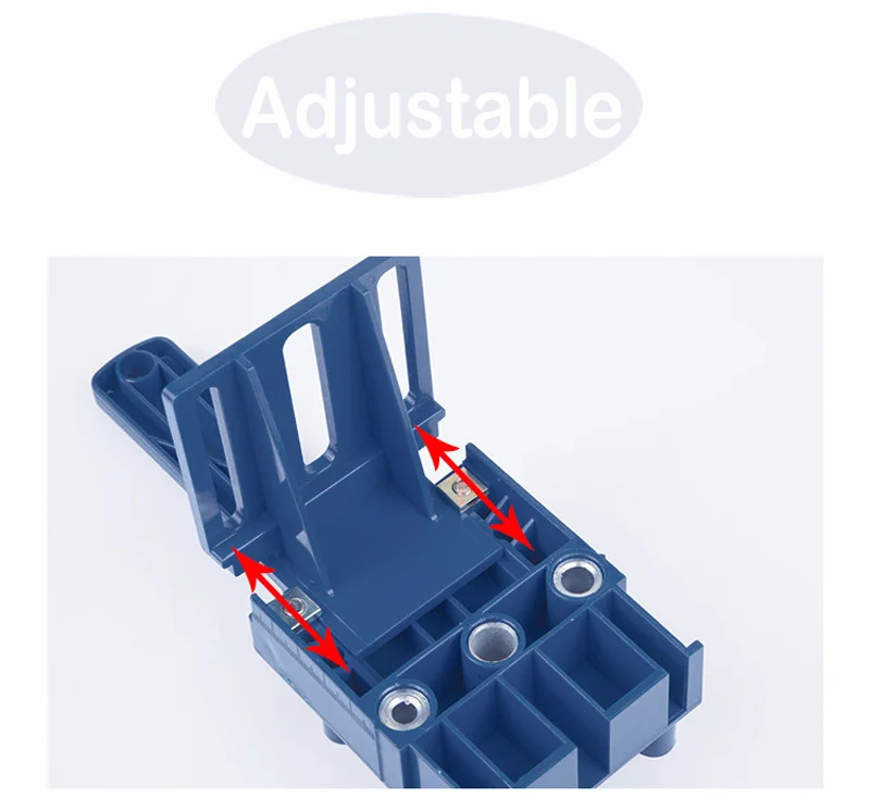 6/8/10mm Drill Bit Woodworking Dowel Jig Drilling Doweling Hole Saw Drill Guide Hole Locator For Carpentry Straight Hole Clamp