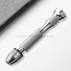 Aluminum Alloy Rotary Pin Vise Screwdriver Hand Drill Chuck Watch Repair Tool Watchmaker Hand Pin Hole Tools Watch Accessories