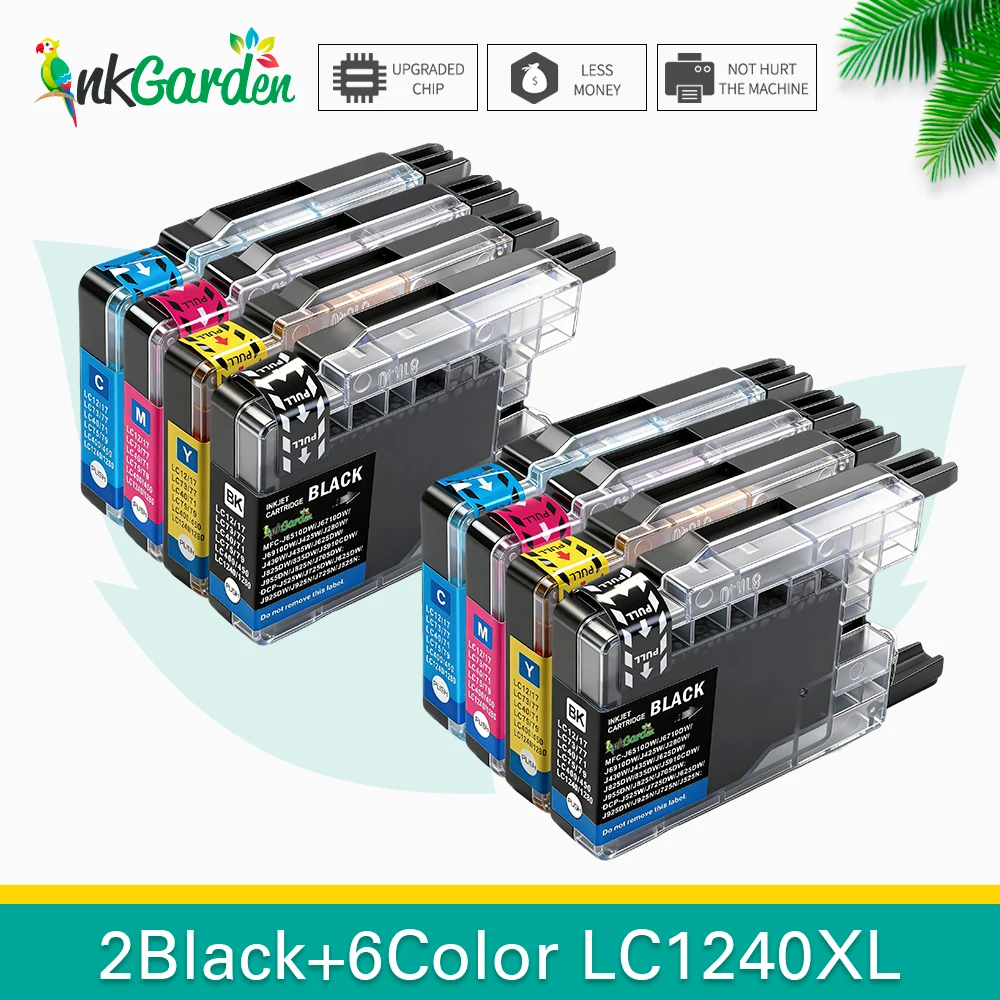 

LC1240 1220 1280 XL Ink Cartridge For Brother Compatible MFC-J430W J5910DW J625DW J6510DW MFC-J6710DW J825DW DCP-J725DW J925DW