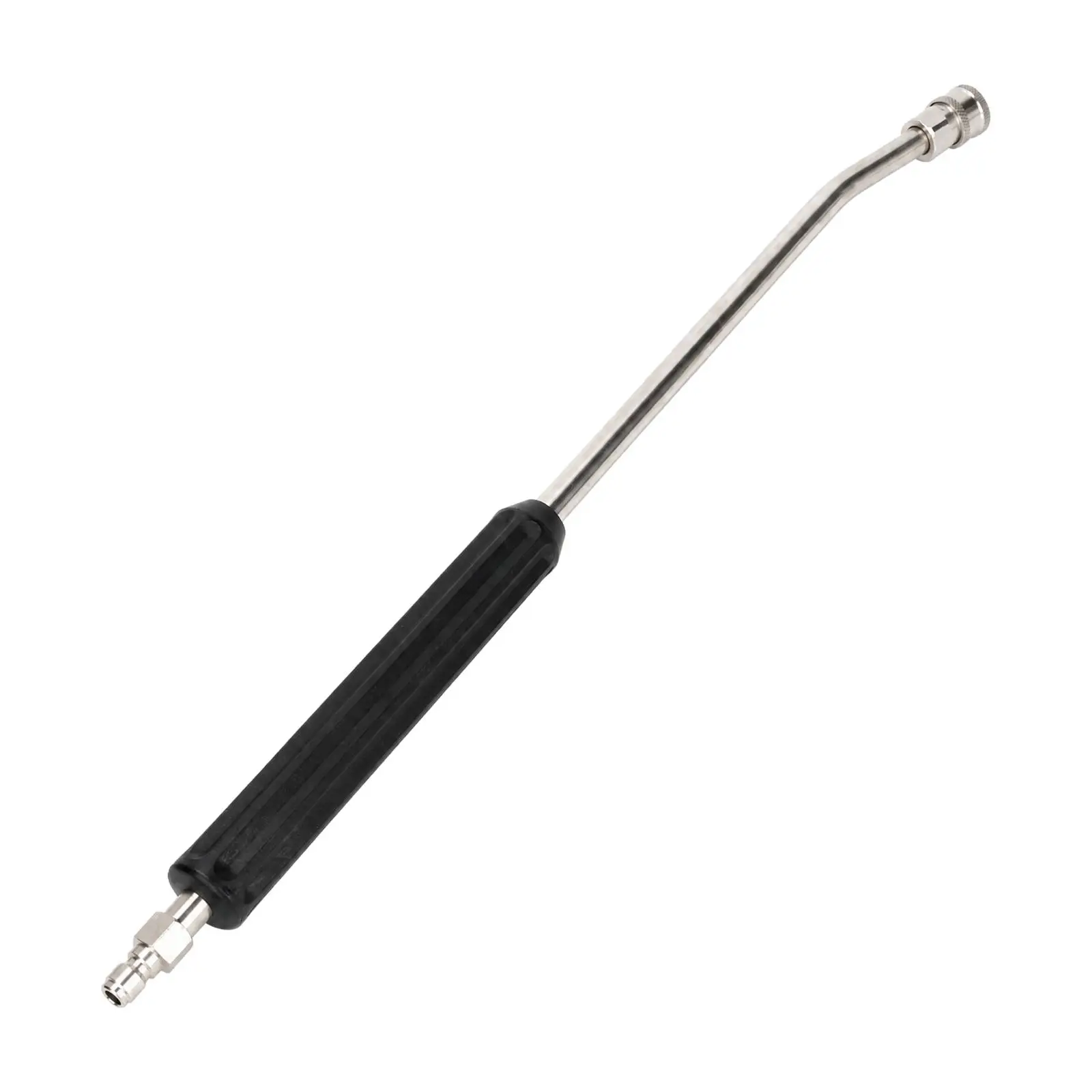 Car Detailing Extension Rod Stainless Steel Angled High Pressure Wand with Molded Grip Handle for Outdoor Washing and Rinsing