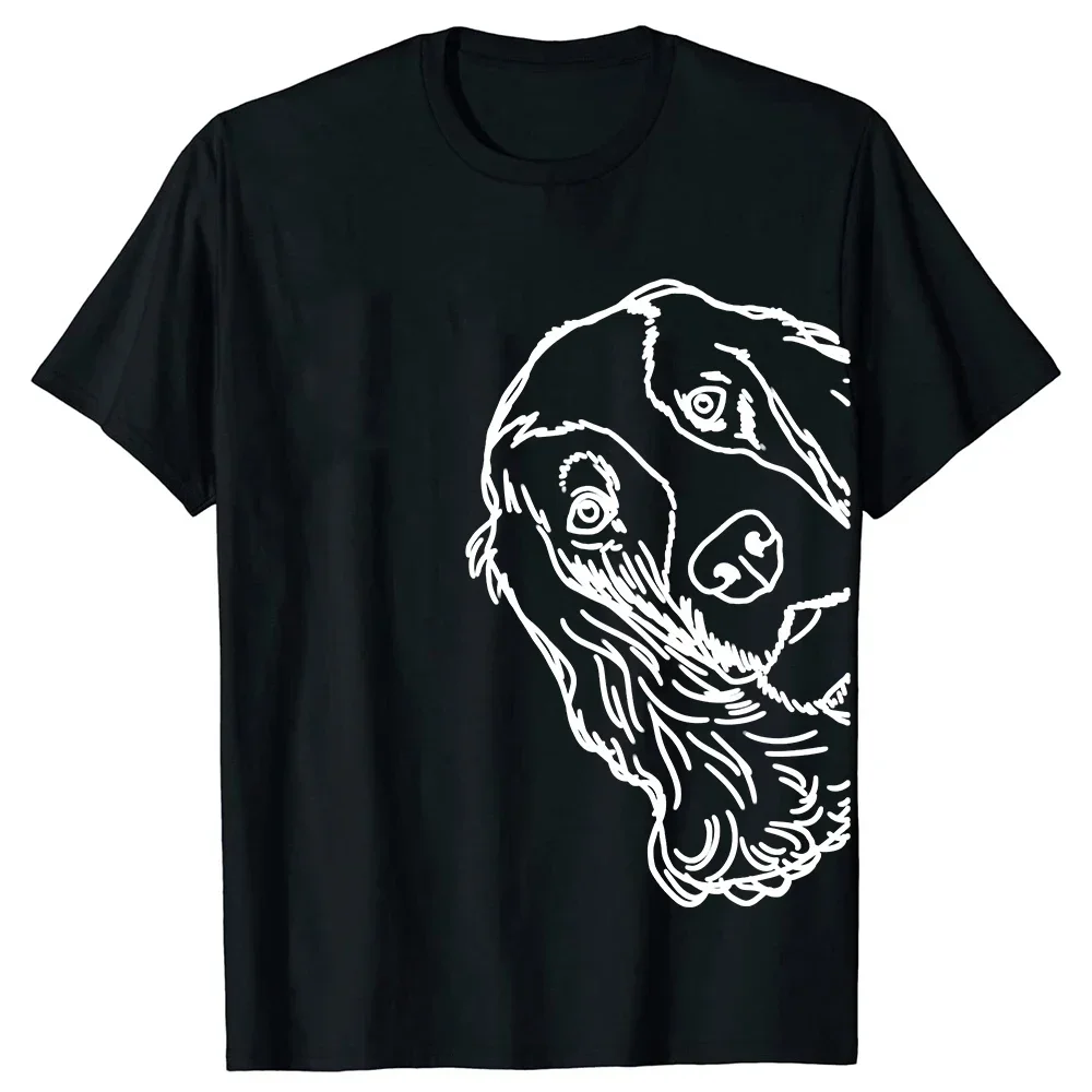 Colorful Splash Art Cocker Spaniel Dog T Shirt Graphic T Shirts Men Clothing Tee Tops Round Neck Short-Sleeve Tshirt Camisetas