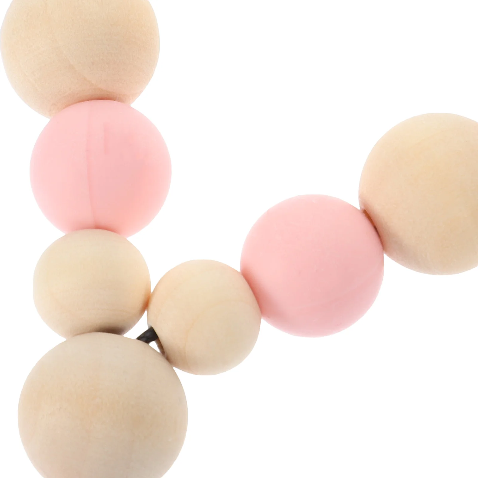 2pcs Silicone Teething Necklaces For Babies Infant Chew Necklace Sensory Toddler Teethers Baby Teething Lightweight Safe