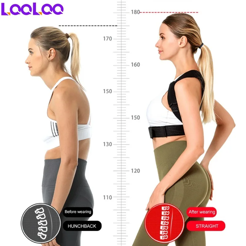 1Pcs Back Support for Men and Women,Back Twisting Device,Adult Invisible Fixation Strap,Sitting Posture Twisting Device