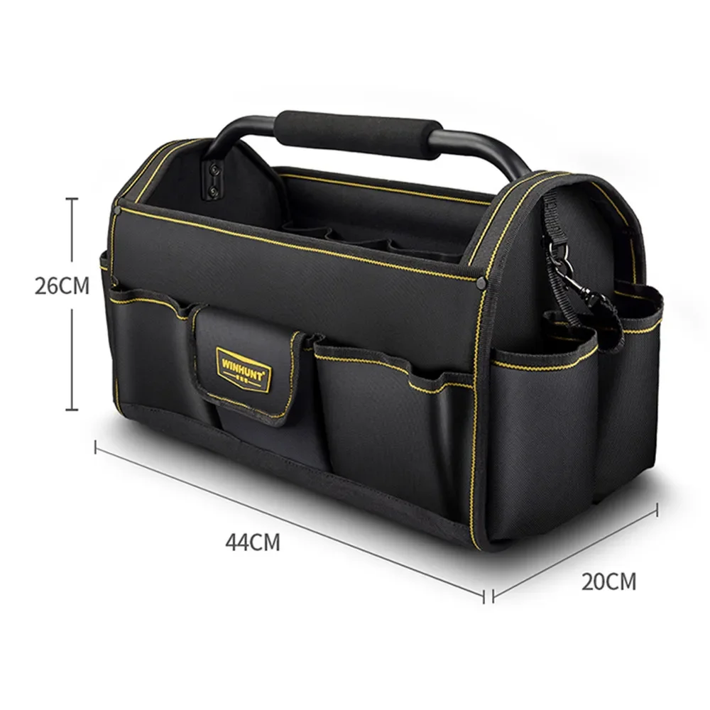 Imagem -06 - Multifunções Kit Ferramenta Bolsa 1860d Oxford Pano Screwdriver Corner Suitcase Cadeira Eletricista Ferramenta Trabalho Bolsa Acessórios Limpeza