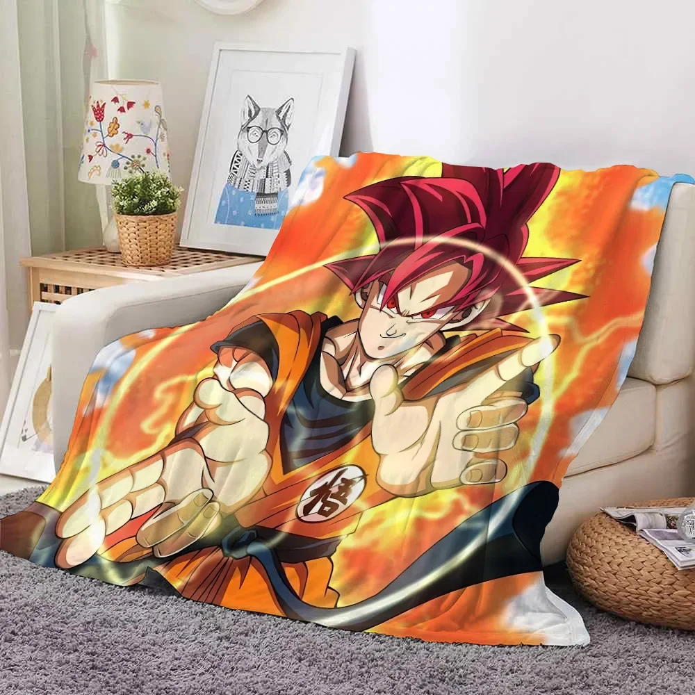 Animation Dragon Ball 3D New Product Blanket Making Cartoon Printed Flannel Blanket Children's Blanket