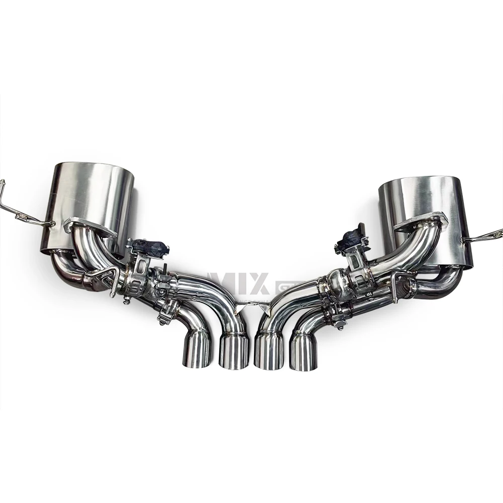 Hot selling For universal escape stainless steel SS304 exhaust valve control exhaust pipe muffler