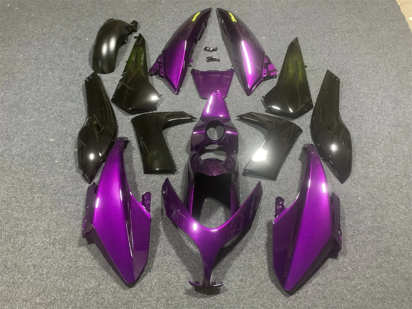 Motorcycle Fairing kit for Yamaha TMAX500 2008 2009 2010 2011 Year 500 08-11 Fairing Black purple motorcycle shell