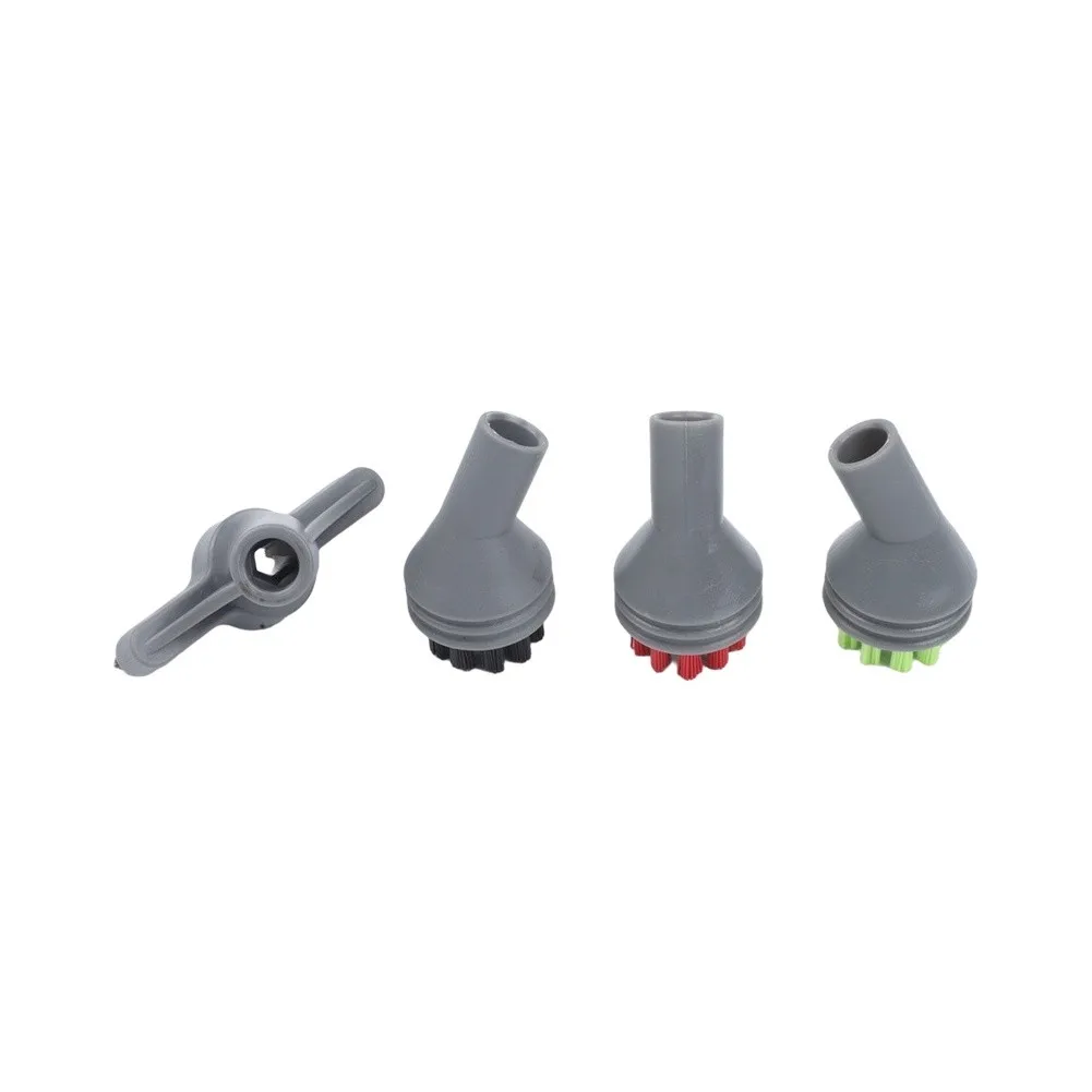 10 Pack For Bissell Steam Cleaner Replacement Tools Including Flat Scraper Angle Concentrator and Color Coded Brushes
