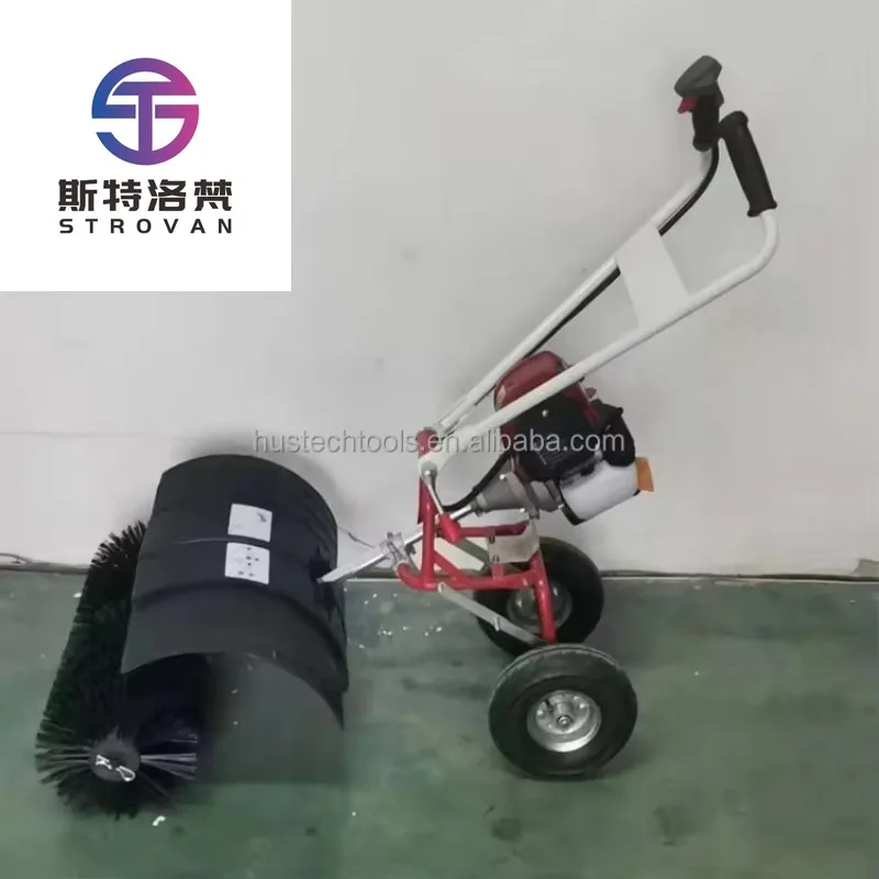 

STLF Grass Handheld Sweeper Power Broom for Gas Powered Broom Turf Brush for Artificial Grass Lawn Sweeper Cleaner Snow Removal