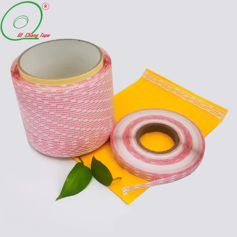 for Mailing Express Courier Bag Sealing Tape Glassine Paper Film Permanent Kraft Bubble Bag Envelope Bag Sealing Tape