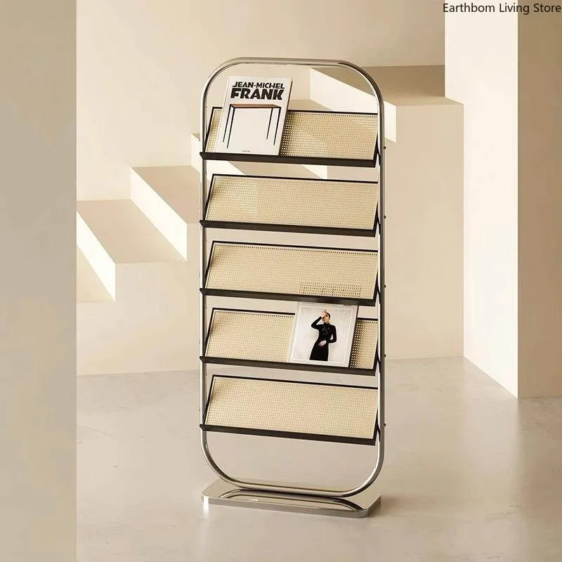 

Деревянные многоярусные напольные стеллажи для журналов в винтажном стиле, мебель для офиса и чтения, Das Magazin ZY40ZZJ