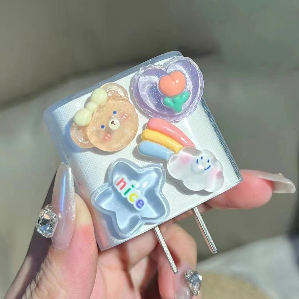 غطاء حماية شاحن كابل على شكل دب كرتوني ثلاثي الأبعاد لهاتف آيفون ، 15 ، 14 ، 13 برو ماكس ، 18 واط ، 20 واط ، خط بيانات ، حماية ، جديد ،