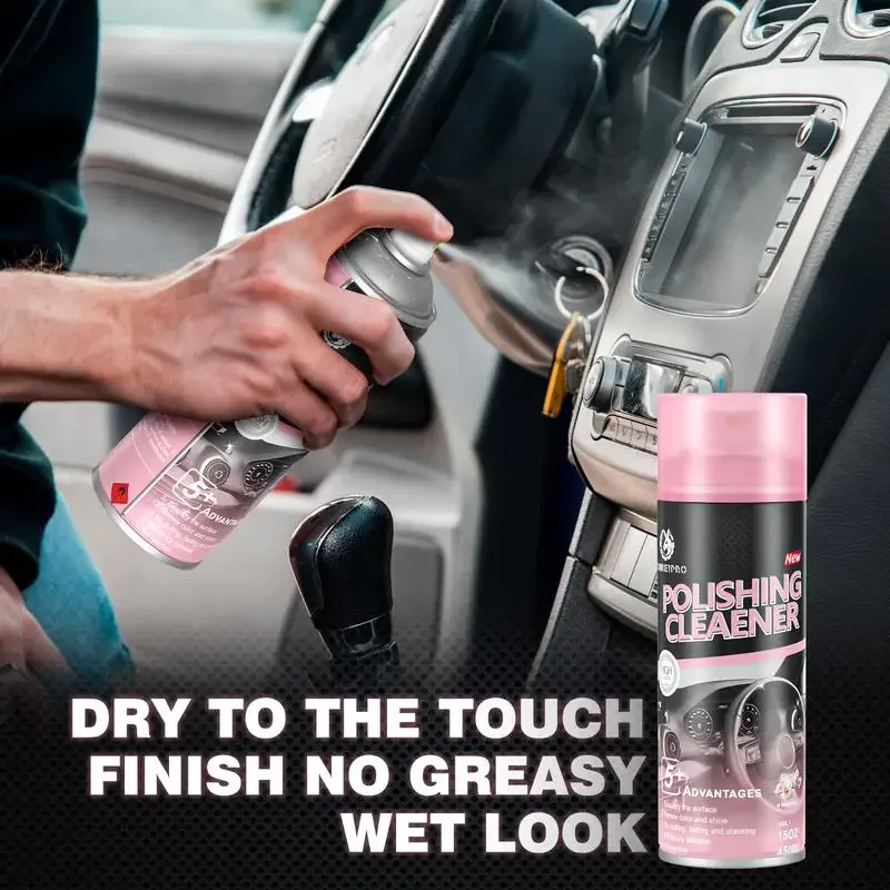 DONKEYPRO Waterless Spray Wax: Plastic,Rubber,Leather Cleaner for Interiors & Exteriors,Quick Detailer,Durable Protection Glossy