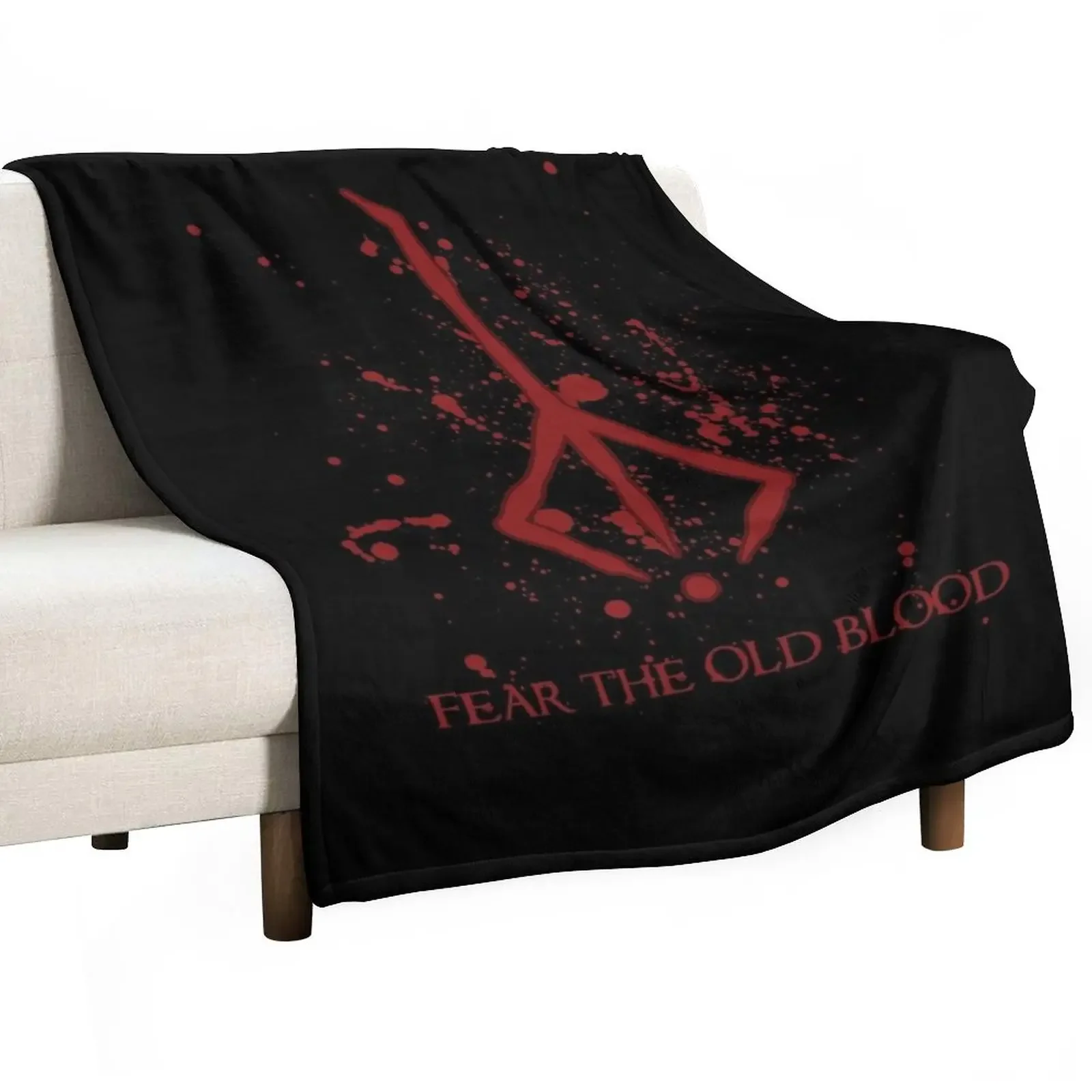 Hunter Symbol - Bloodborne Caryll Rune Throw Blanket Fluffy Shaggy Blanket bed plaid Thermal Blankets For Travel Hairy Blankets