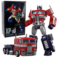 32CM Transformation Action Figure Optimu Prim Autobots XP10 Alloy Deformable Commander Robot Truck Car Model Toy For kids Gift